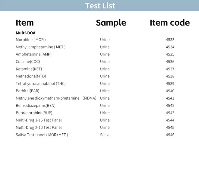 multi doa rapid test